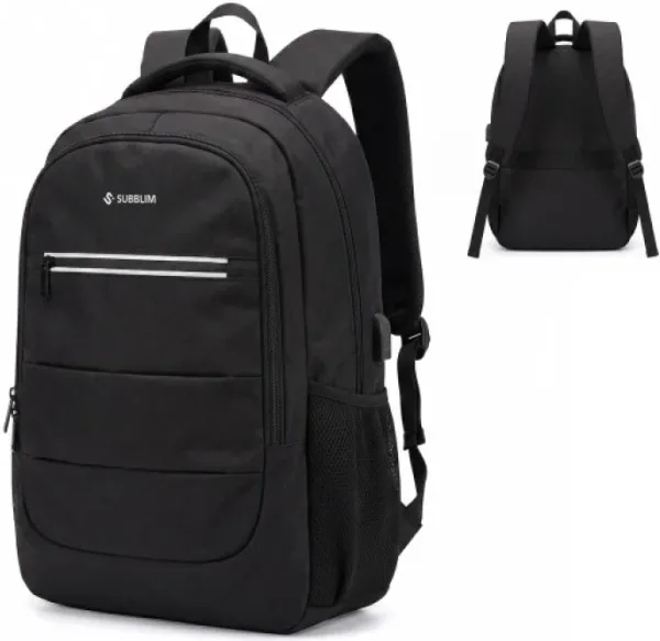 Mochila City Plus Backpack 16'' Negro Subblim
