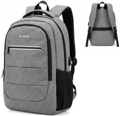 Mochila City Plus Backpack 16'' Gris Subblim