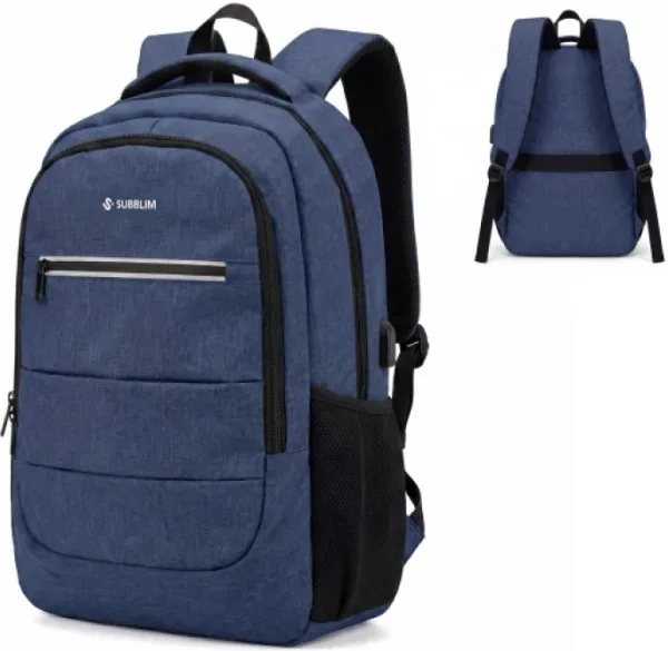 Mochila City Plus Backpack 16'' Azul Subblim