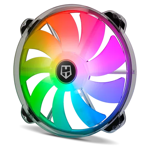 NOX X200-FAN Carcasa del ordenador Ventilador 20 cm Translúcido 1 pieza(s)