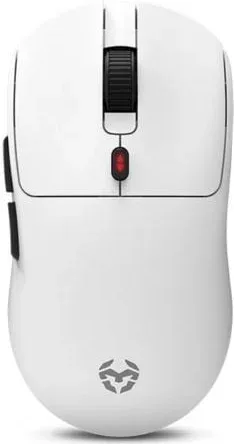 Krom Raton Gaming Klever Ultraligero 1200Dpi 6 Botones Blanco