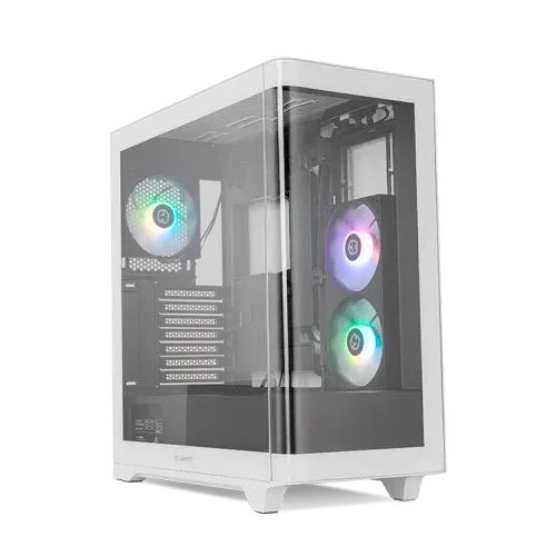 Caja Gaming Semitorre Nox Hummer ETHER/ Blanca y Negra