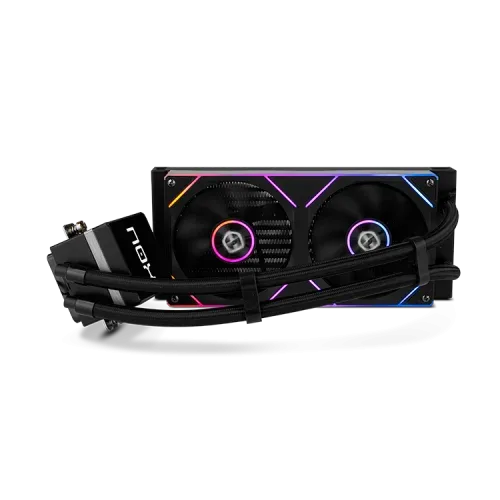 Sistema de Refrigeración Líquida Nox M-240 LCD/ Negro