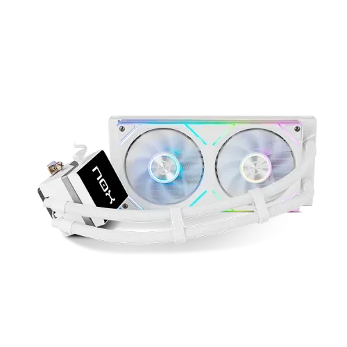 NOX Hummer M-240 LCD|Kit RL Magnético ARGB Blanco