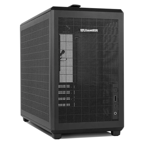Nox Hummer Refresh Mini Torre M-Atx Portable Mesh Ngr