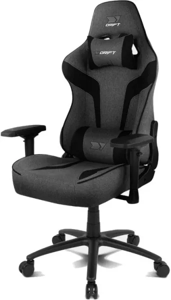 DRIFT Silla Gaming DR90XXL Tela Gris/Negro