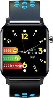 Reloj smartwatch leotec multisport bit 2 plus ip68 negro y azul 1.4 pulgadas
