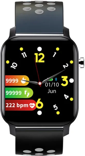 Reloj smartwatch leotec multisport bip 2 plus ip68 negro y gris 1.4 pulgadas