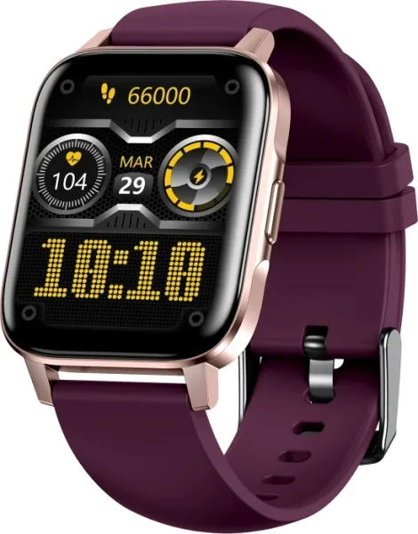 Reloj smartwatch leotec multisport crystal ip68 purpura 1.69 pulgadas