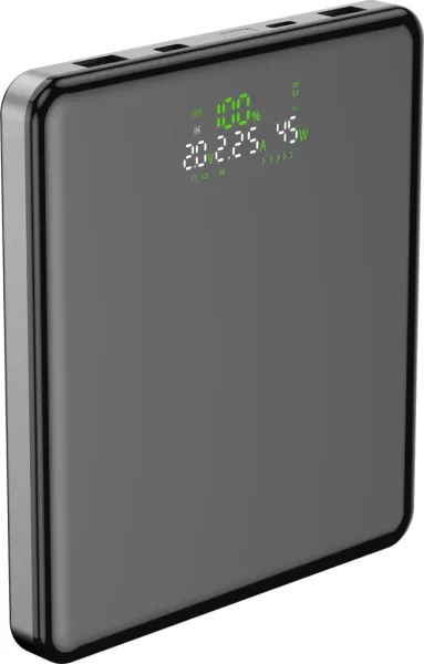Powerbank 20000mAh Leotec LEPOW100W20G/ 100W/ Gris/ Incluye Cable USB Tipo-C