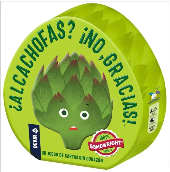 Juego de mesa devir alcachofas ¡no gracias!