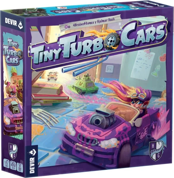 Juego de mesa devir tiny turbo cars