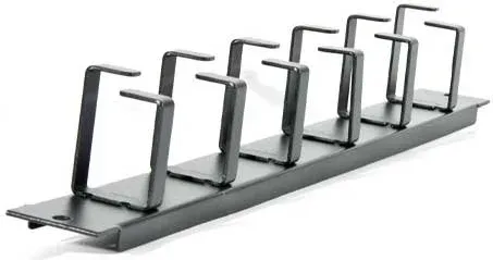 2LAN Panel Pasacables de Anillas 19" 1U Metal
