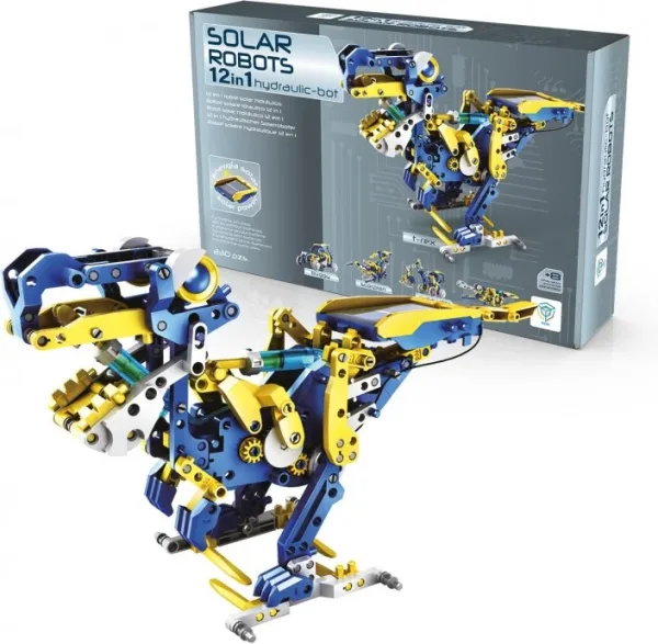 Kit 12 en 1 deqube robot construcciones solar hidraulica pegi 8
