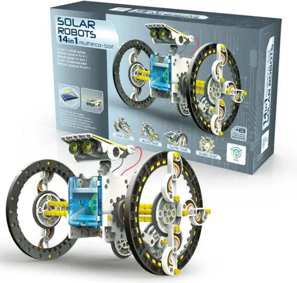 Kit 14 en 1 deqube robot construccion solar pegi 8
