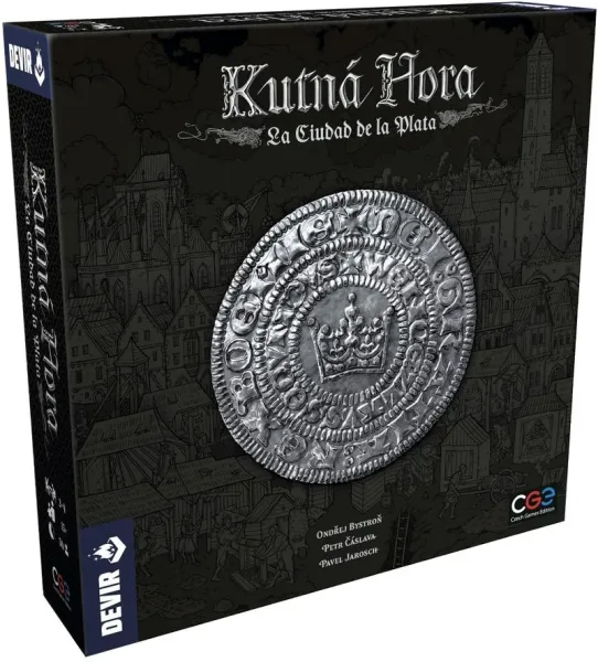 Juego de mesa devir kutná hora: la ciudad de plata + carta promocional