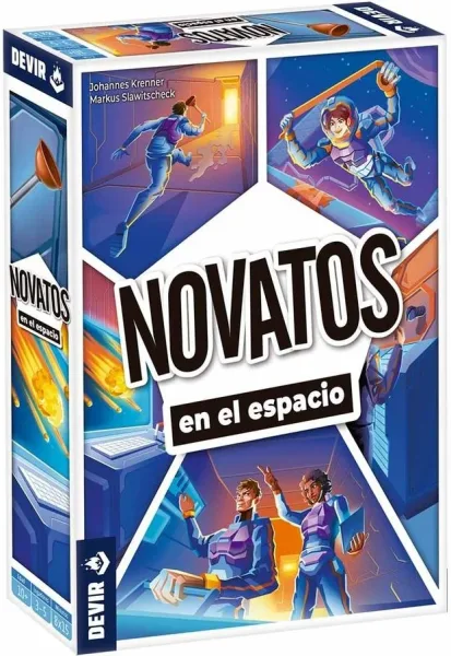 Juego de mesa novatos en el espacio