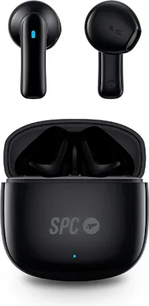 Auriculares Bluetooth SPC Zion 2 Play con estuche de carga/ Autonomía 7h/ Negros