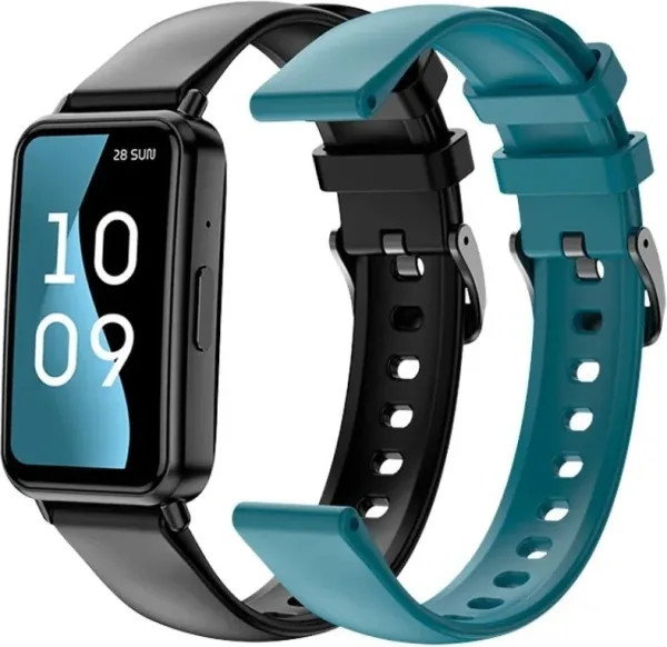 Smartwatch SPC Duo Fit/ Notificaciones/ Frecuencia Cardíaca/ Negro Oscuro