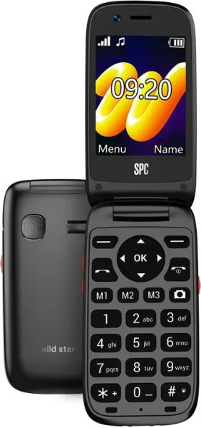 SPC 2346B Wild Star 4G Movil 2.8" Circles FM Negro