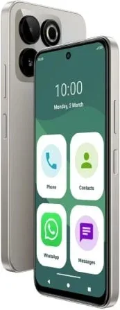 Smartphone Senior Spc Zeus 2 Elite 128GB Negro + Spc Care