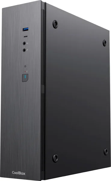 Caja ordenador coolbox t370 - 1 matx negro con fuente tfx