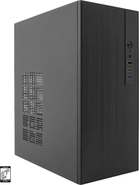 Caja Microatx M460 Fa/500Gr Negro Coolbox