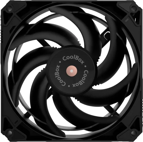 Coolbox Gaming Ventilador V12 PWM AUX 12Cm Negro