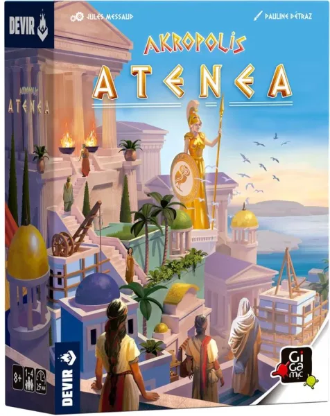 Juego de mesa akropolis expansión atenea