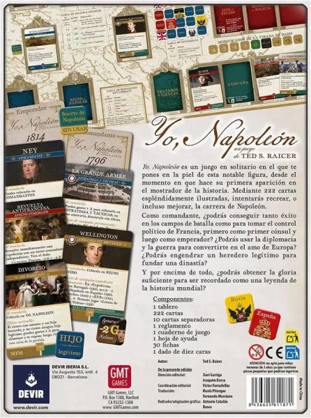 Juego de mesa yo - napoleón
