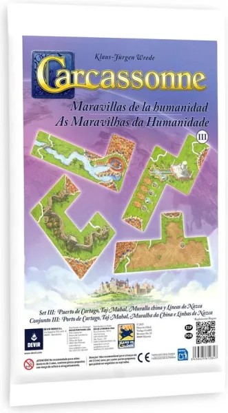 Expansión carcassonne: maravillas de la humanidad 3
