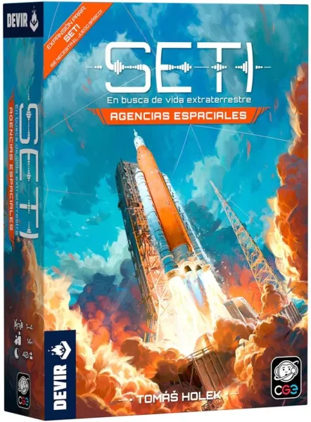 Expansión juego de mesa seti: agencias espaciales