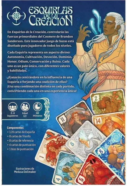 Juego de mesa esquirlas de la creación