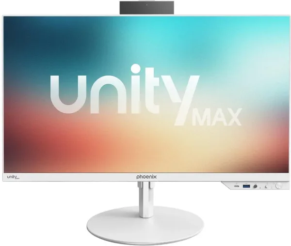 Ordenador all in one phoenix unity max i3 14gº -  16gb DDR5 -  SSD 1tb NVMe - 23.8 pulgadas -  FHD 1080p IPS - blanco - w11 pro