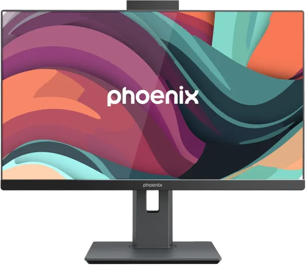 Ordenador pc all in one aio phoenix unity 23.8 pulgadas FHD ajustable altura y rotativo - web cam -  intel i5 14400 - 16 gb DDR5 - 1 tb SSD win11pro