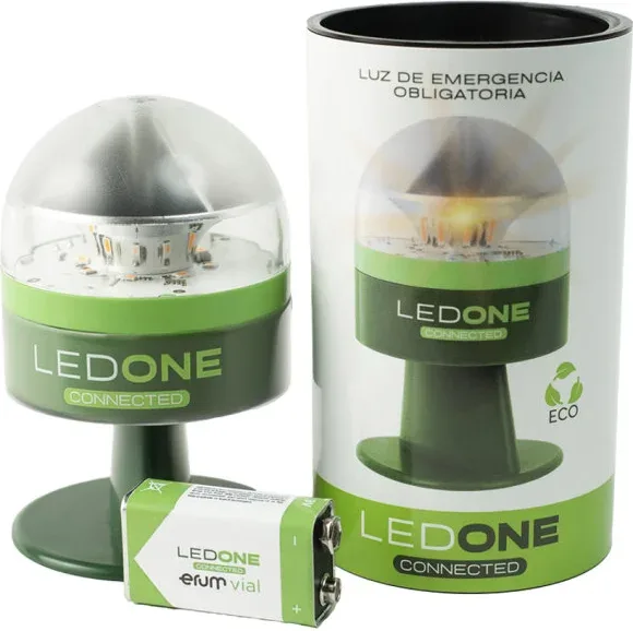 Luz de Emergencia LED One V16 Eco Dgt 3.0 Baliza Geolocalizada
