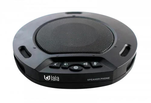 Laia Cute (Tpw) T-Pod WiFi, Dispositivo Tipo "Speakerphone" de Sobremesa con Conectividad WiFi. Pack de 1 Unidad de Sobremesa y 1 Dongle WiFi USB-A. para Uso Personal o Salas Pequeñas.