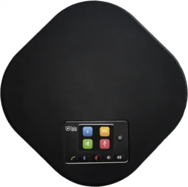 Laia Cute (Tpb+) T-Pod Beamforming +, Dispositivo Tipo "Speakerphone" con Array de 12 Micrófonos. Incluye 2 Micrófonos Externos. USB, Bt y Analógico. Salas Medianas o Grandes.