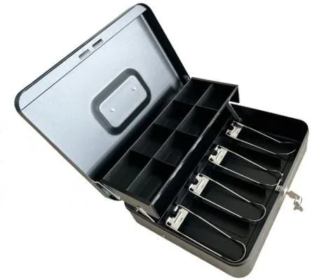 Cajón Portamonedas Premier CB-48/ Manual/ Negro