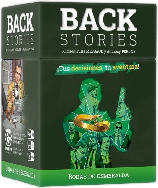 Juego de mesa back stories 2 -  bodas de esmeralda