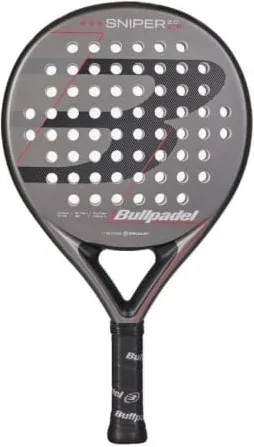 Pala de Pádel Bullpadel Sniper 2.0 Control 2026/ Gris y Roja