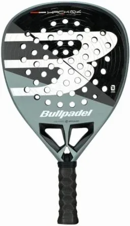 Pala de Pádel Bullpadel Hack 04 Comfort 2026 (Paquito Navarro)/ Negra y Gris