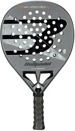 Pala de Pádel Bullpadel Hack 04 Hybrid 2026 (Paquito Navarro)/ Negra y Gris
