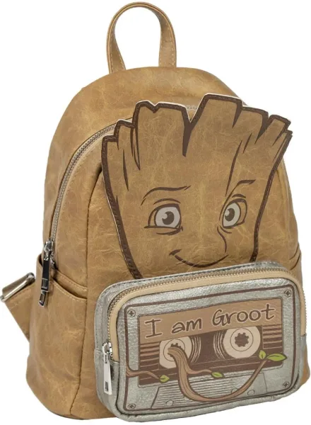 Mochila casual moda aplicaciones guardians of the galaxy groot