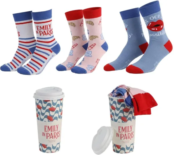 Pack calcetines 3 piezas emily in paris