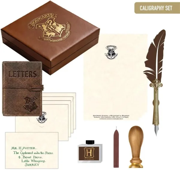 Set de papelería caligrafía harry potter