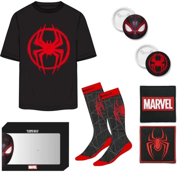 Camiseta corta single jersey set spiderman xl