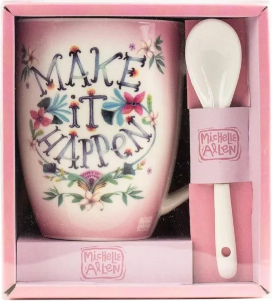 Taza con cuchara enesco make it happen