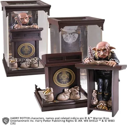 Figura the noble collection harry potter criaturas magicas goblin de gringotts