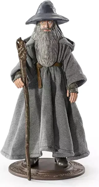 Figura the noble collection bendyfigs el señor de los anillos gandalf